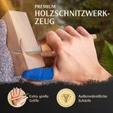 Premium Holz-Schnitzset (24-teilig) – Das Komplettset für Einsteiger & Fortgeschrittene