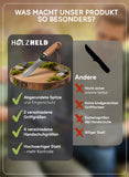 HolzheldKids® Outdormesser in Lederscheide