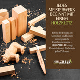 Holzheld® Schnitzholz Linde - 10-teiliges Set
