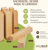 Holzheld® Schnitzholz Linde - 10-teiliges Set