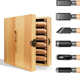 Holzheld® Stech- & Hohlbeitel-Set 6-teilig