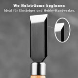 Holzheld® Stech- & Hohlbeitel-Set 6-teilig