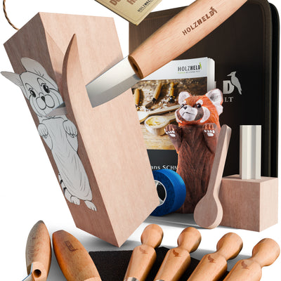 Premium Holz-Schnitzset (24-teilig) – Das Komplettset für Einsteiger & Fortgeschrittene