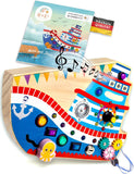 Montessori Busy Board aus Holz